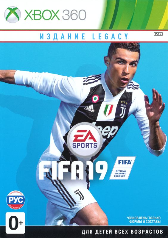 FIFA 19 box art for Playstation 3